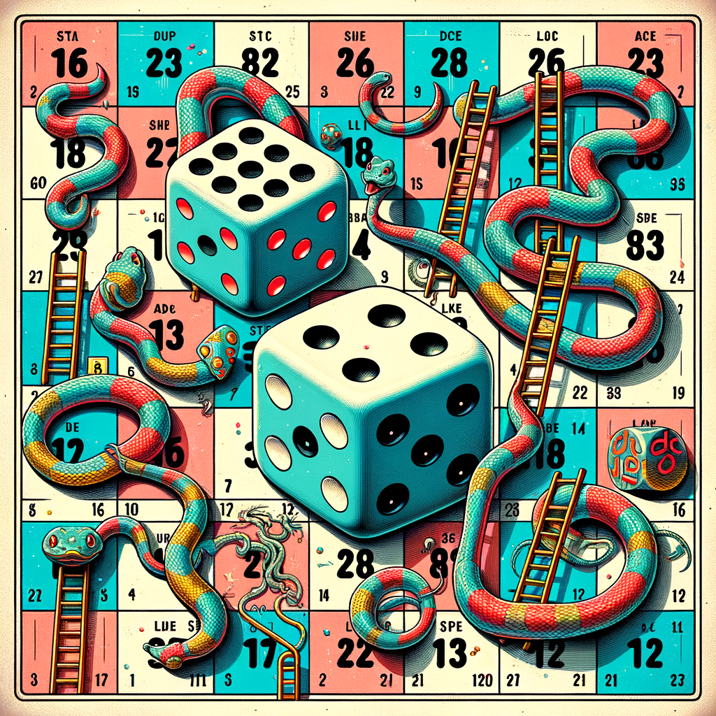 Snakes and Ladders Megadice™ Adventure